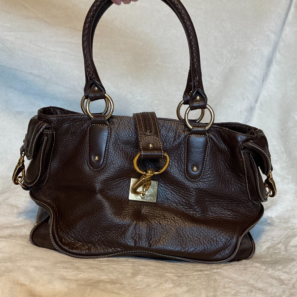 Used Antonio Melani Brown Leather Bag